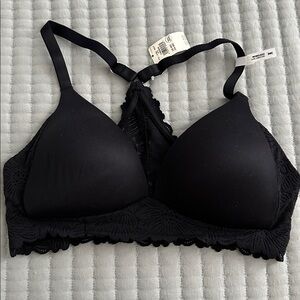 Aerie Real Sunnie Wireless Lace Racerback Bralette